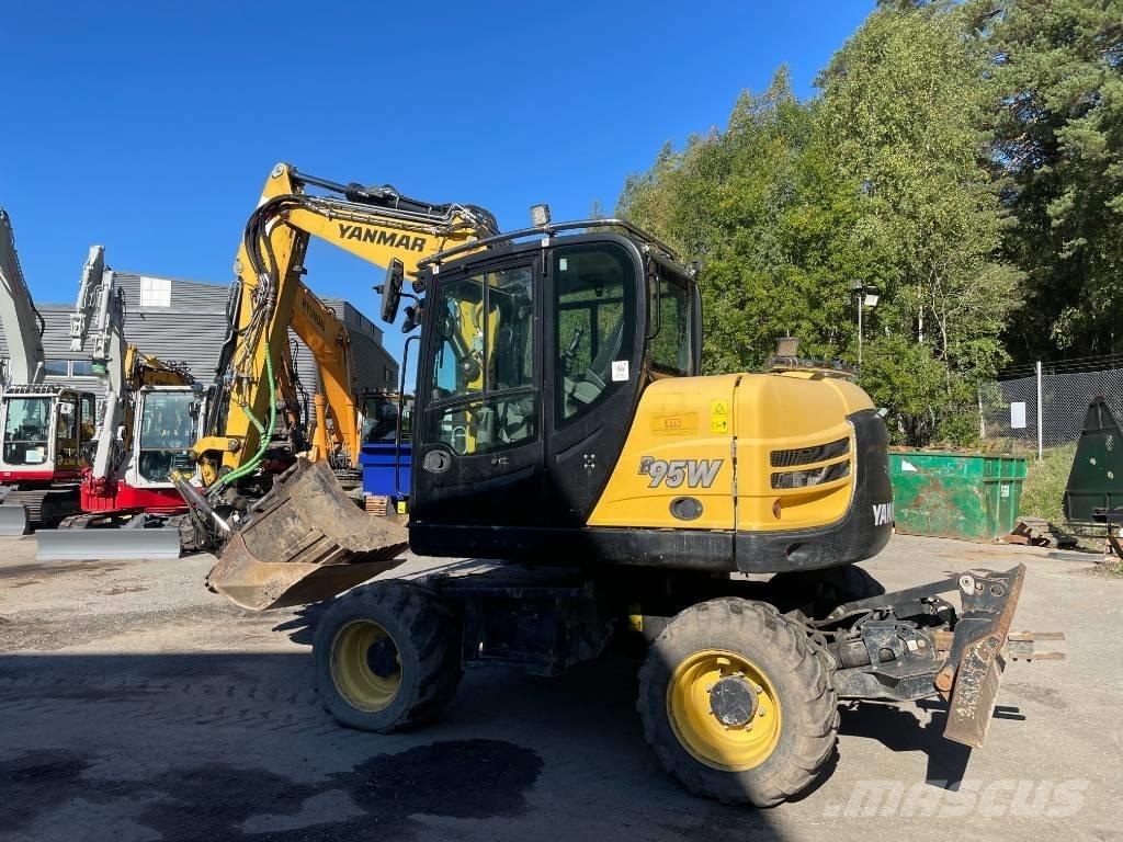 Yanmar B 95 W Kolesové rýpadlá