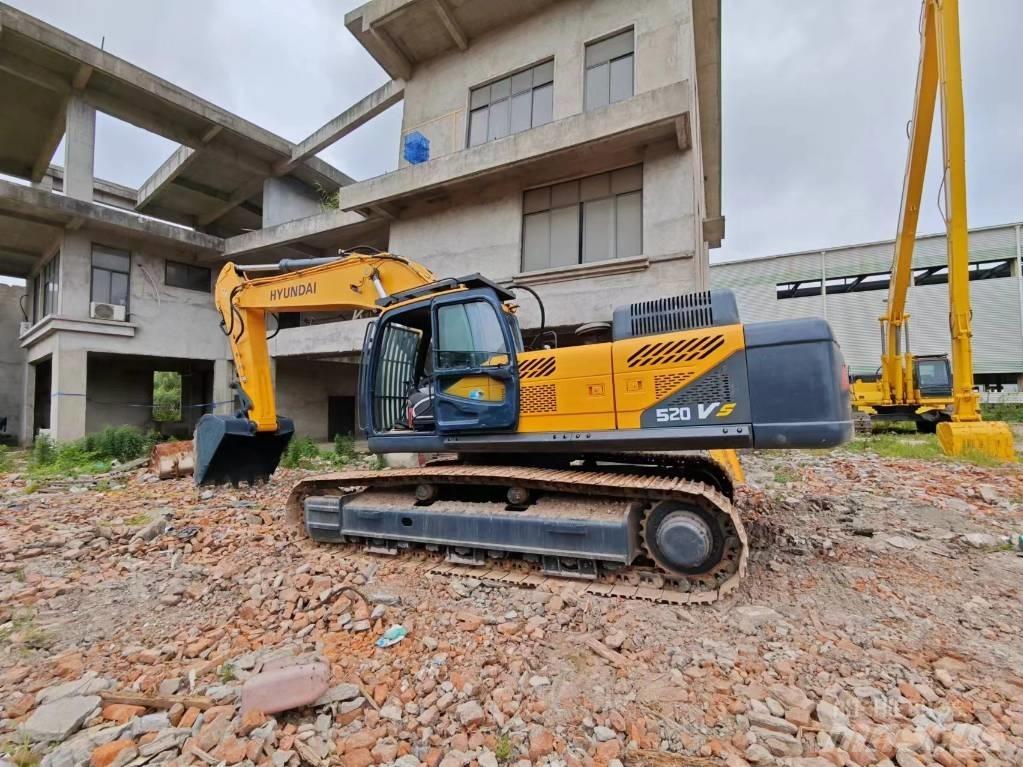 Hyundai Robex 520 VS Pásové rýpadlá