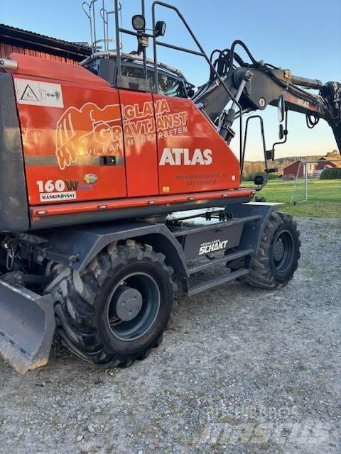 Atlas 160 W Kolesové rýpadlá