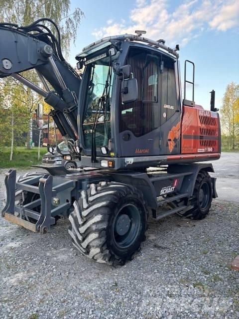 Atlas 160 W Kolesové rýpadlá