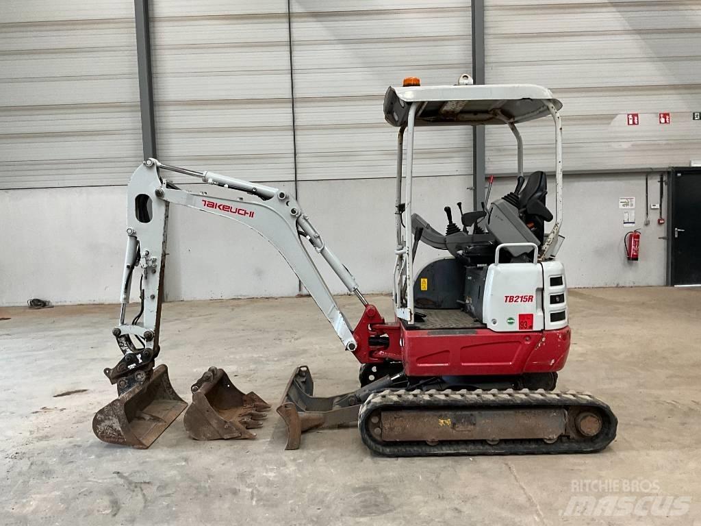 Takeuchi TB 215 R Mini rýpadlá < 7t