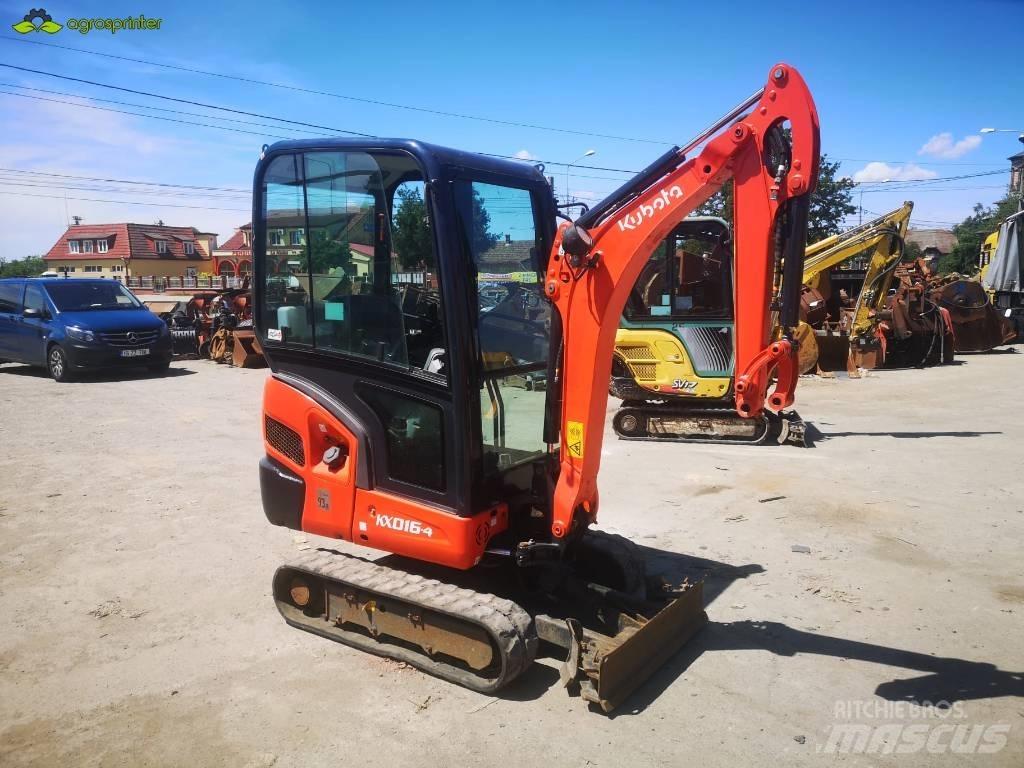 Kubota KX 016-4 Mini rýpadlá < 7t
