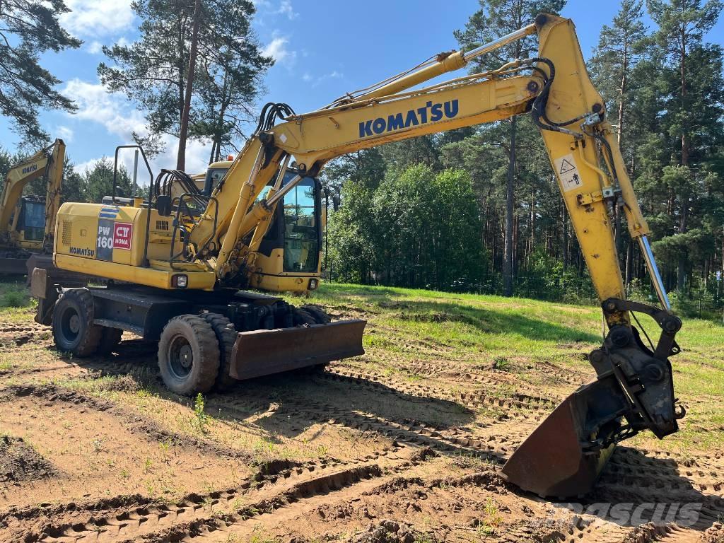 Komatsu PW 160-7 Kolesové rýpadlá