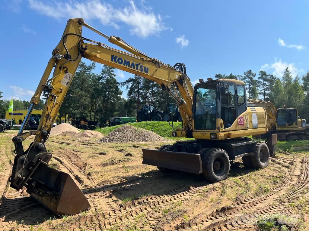 Komatsu PW 160-7 Kolesové rýpadlá
