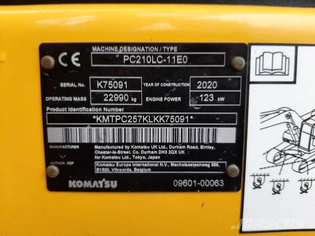 Komatsu PC 210 LC-11 Pásové rýpadlá