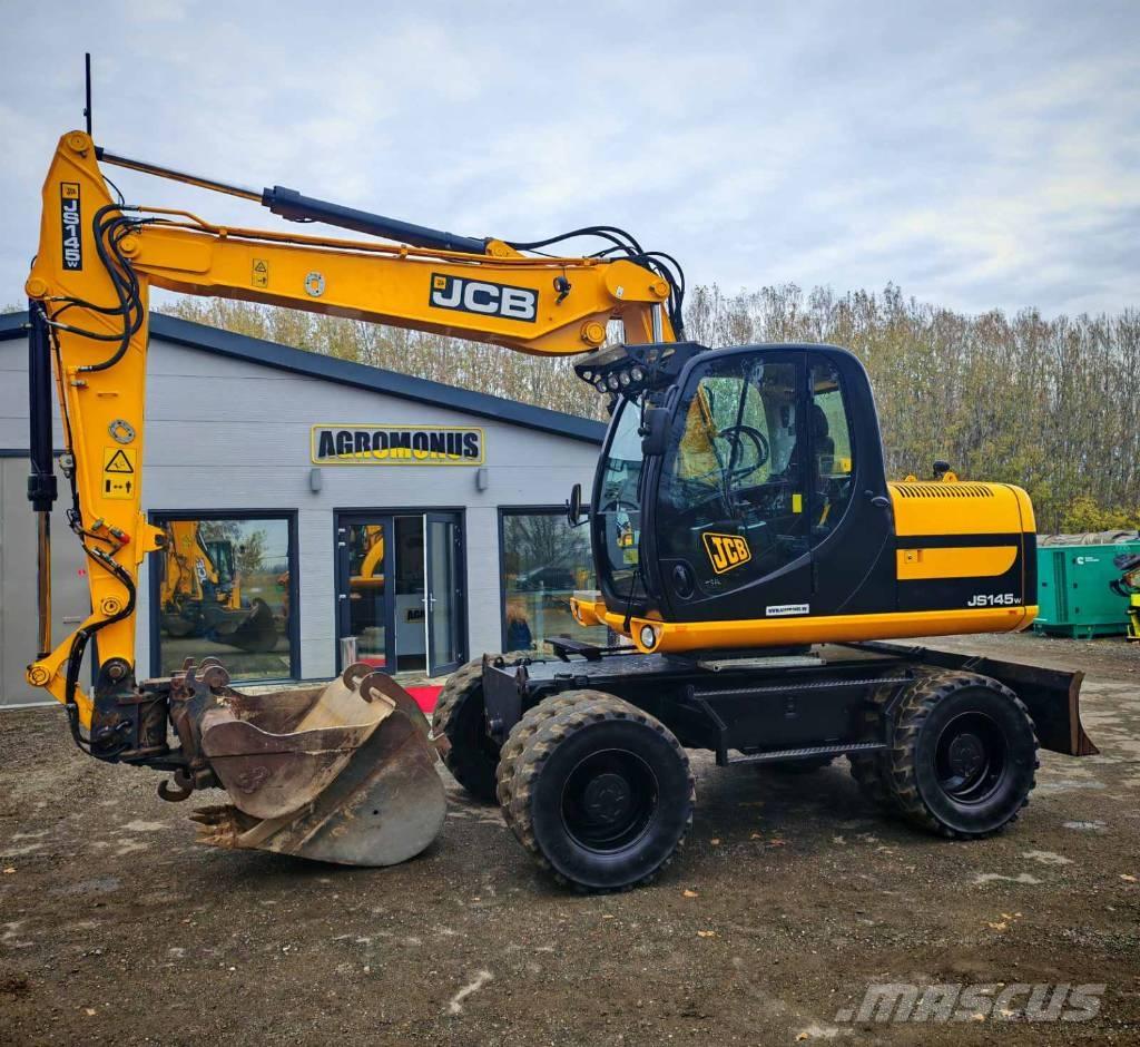 JCB JS 145 W Kolesové rýpadlá