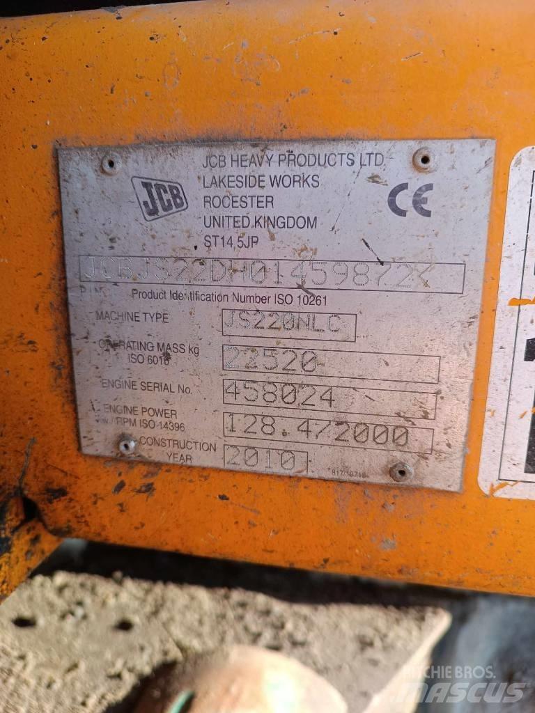 JCB JS 220 N LC Pásové rýpadlá