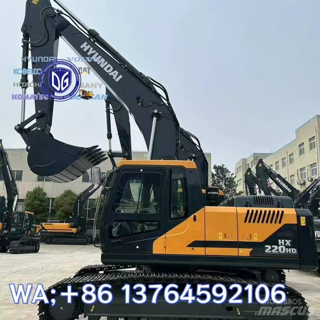 Hyundai HX 220 Pásové rýpadlá