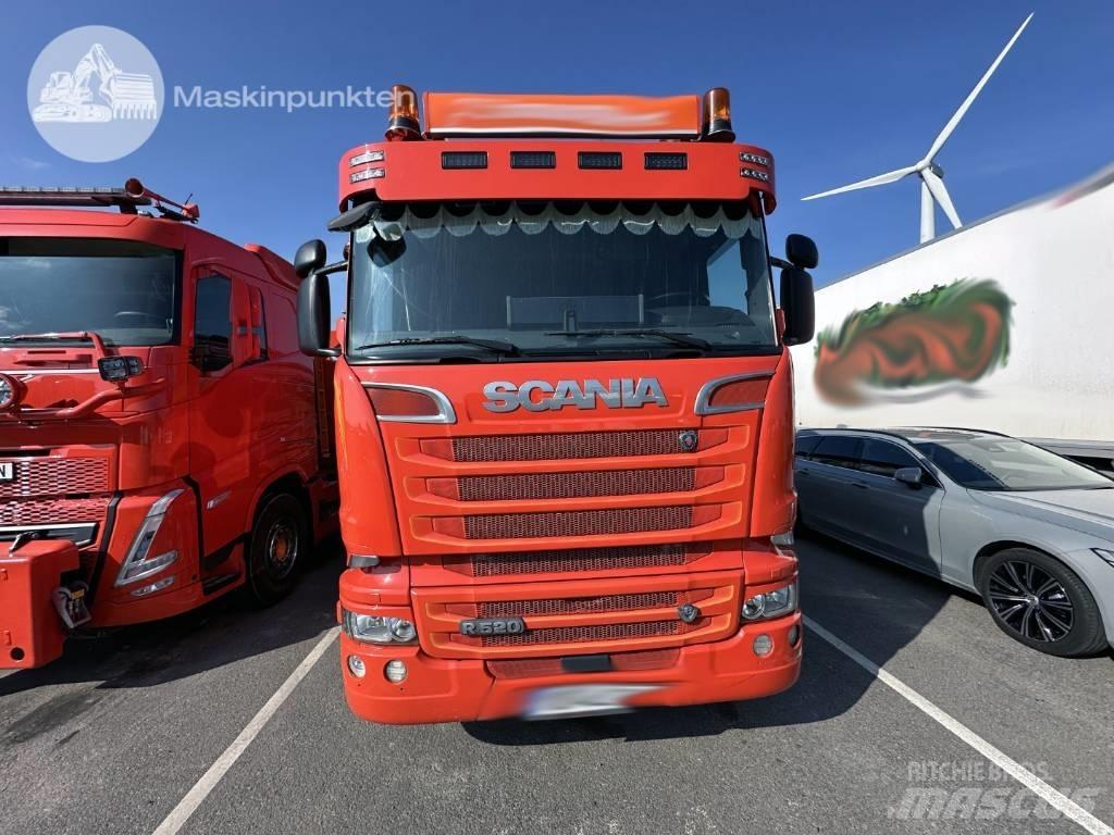 Scania R 520 LB Hákový nosič kontajnerov