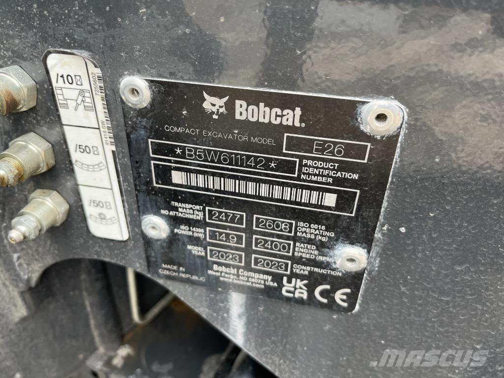 Bobcat E 26 Mini rýpadlá < 7t