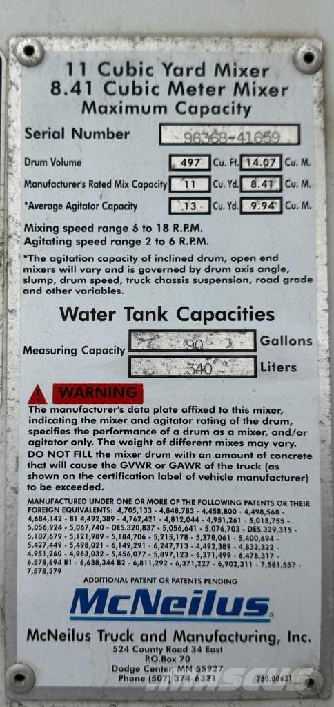 Kenworth W 900 Domiešavače betónu