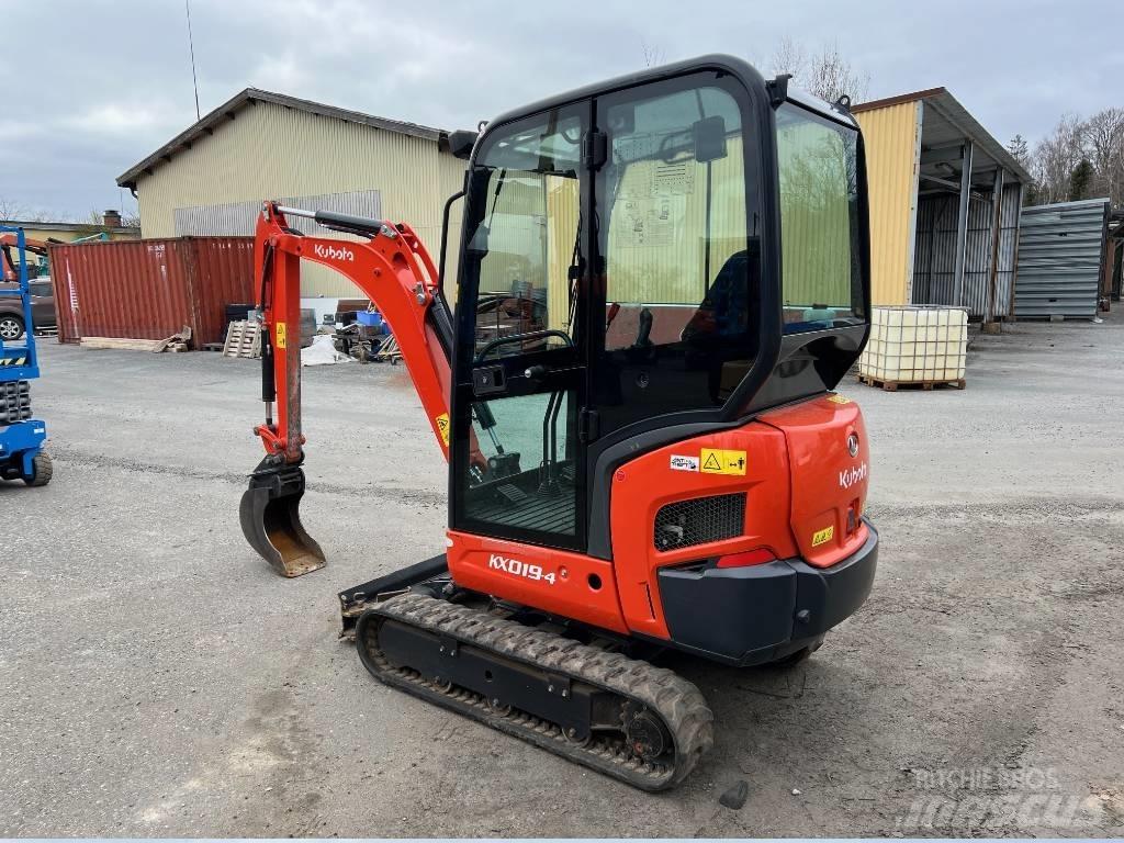 Kubota KX -019-4 Mini rýpadlá < 7t