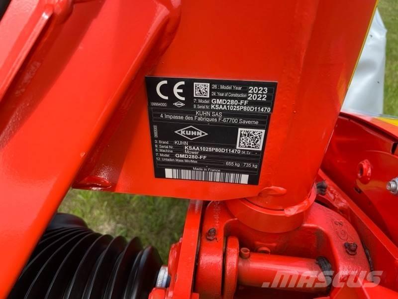 Kuhn GMD280 FF Ďalšie poľnohospodárske stroje