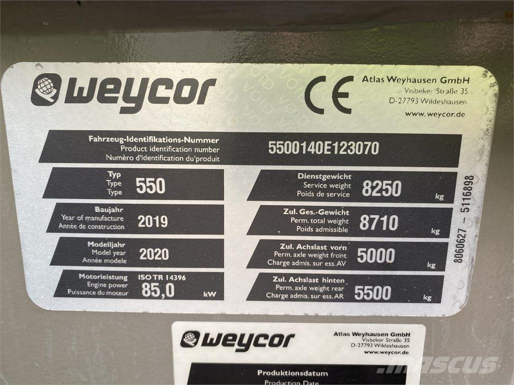 Weycor AR550 HS Viacúčelové nakladače