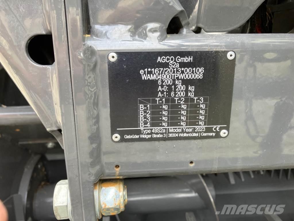 Fendt 160 V Lisy na okrúhle balíky