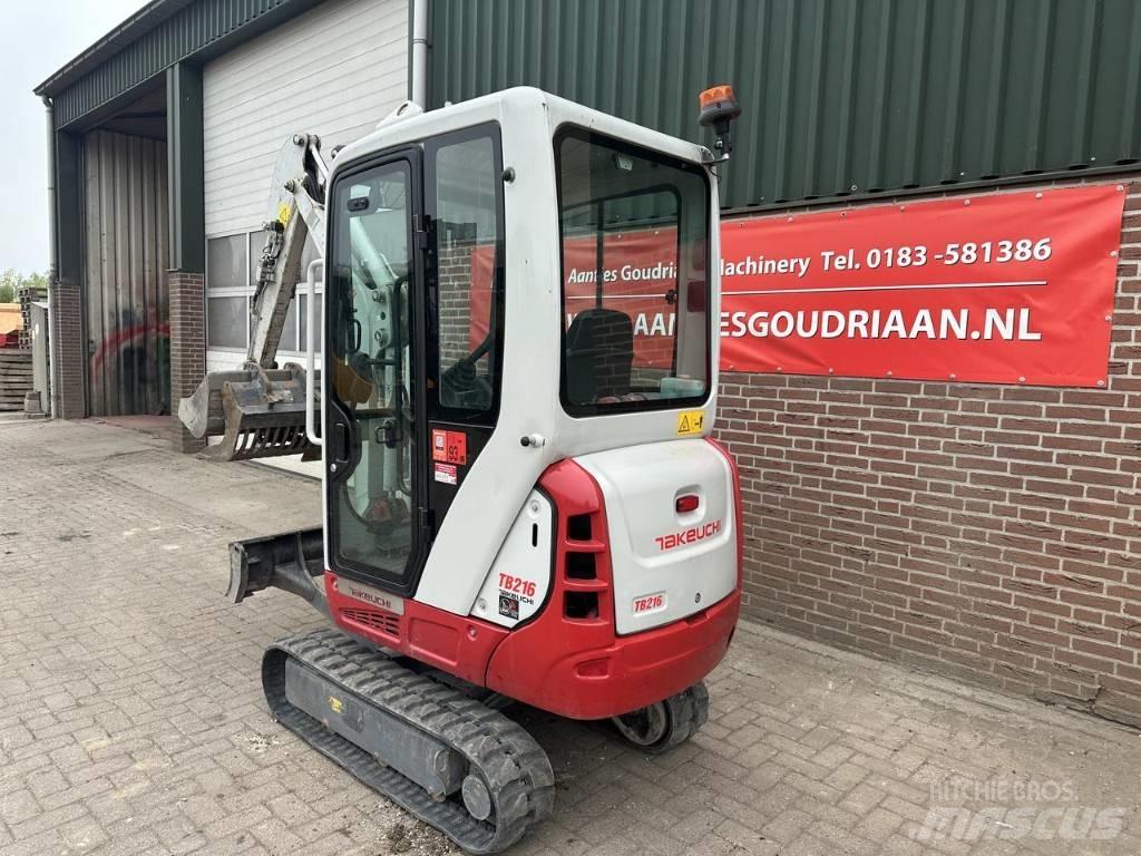 Takeuchi TB216 Mini rýpadlá < 7t