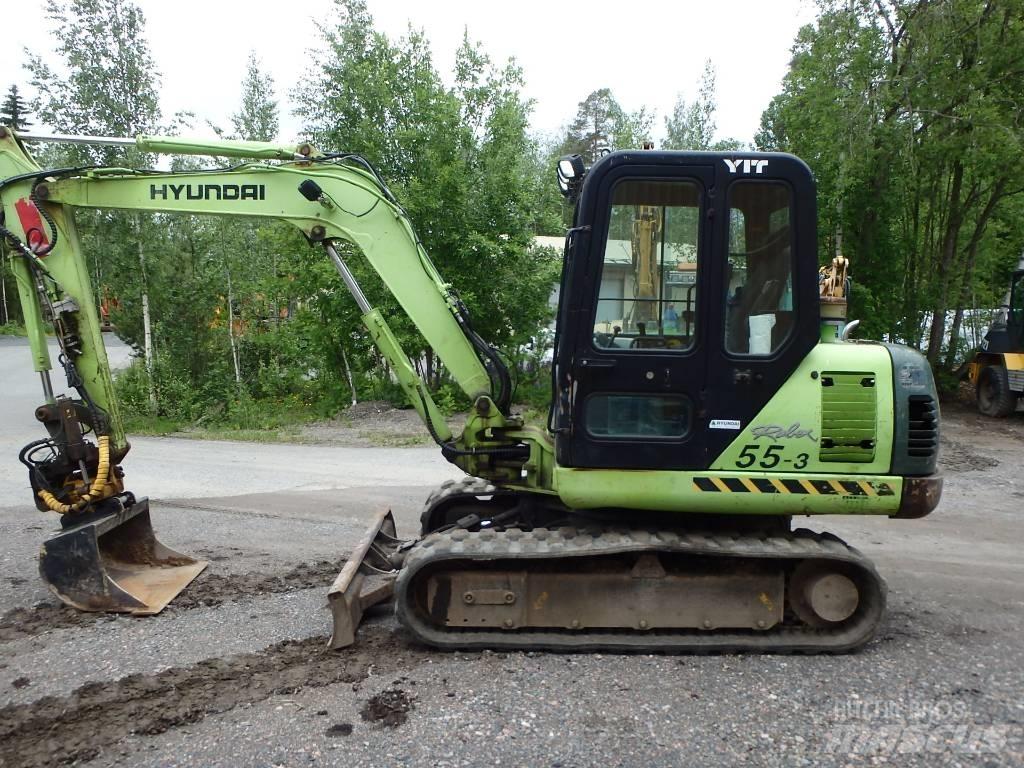 Hyundai Robex 55-3 Mini rýpadlá < 7t