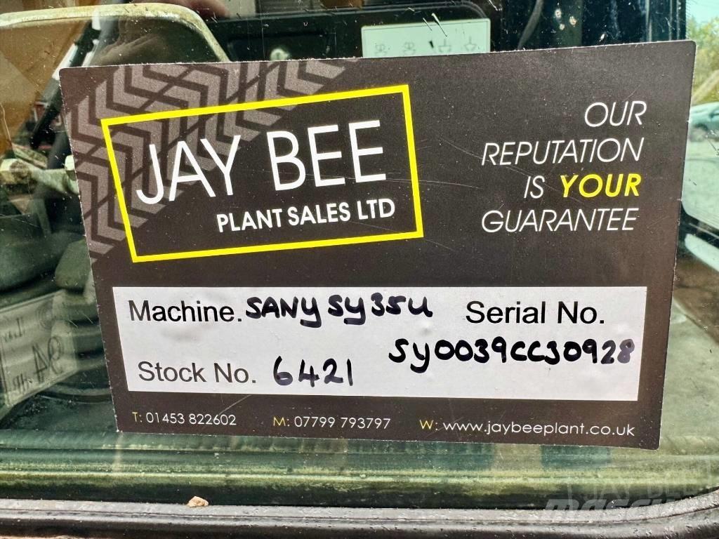 Sany SY 35 U Mini rýpadlá < 7t