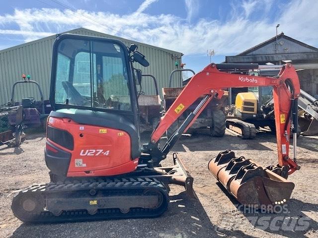 Kubota U 27-4 Mini rýpadlá < 7t