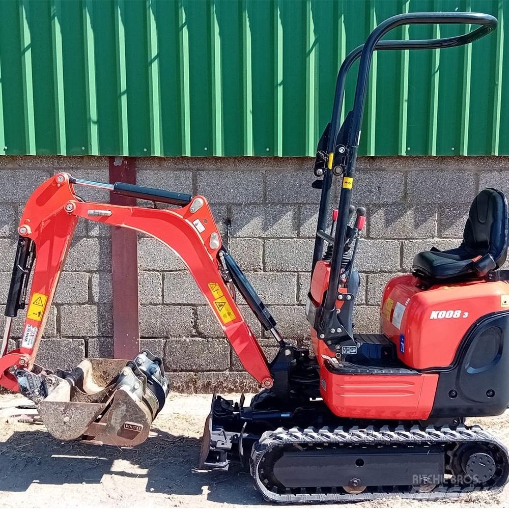 Kubota K008-3 Mini rýpadlá < 7t