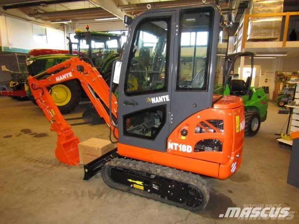 Nante NT 18 D Mini rýpadlá < 7t