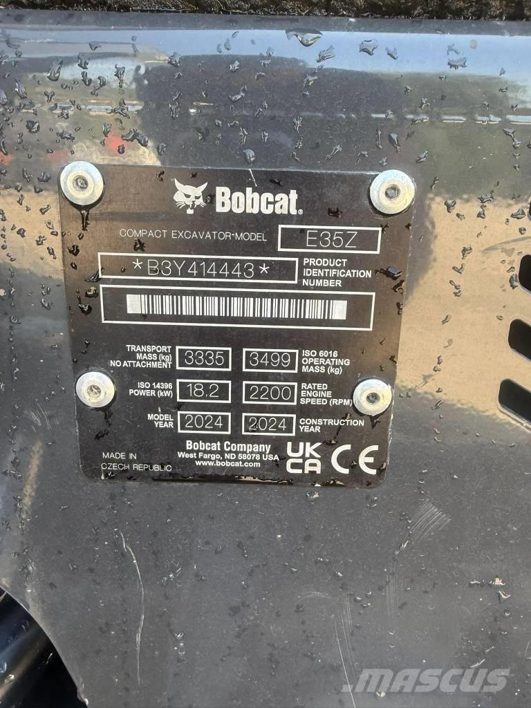 Bobcat E 35, 549h Mini rýpadlá < 7t