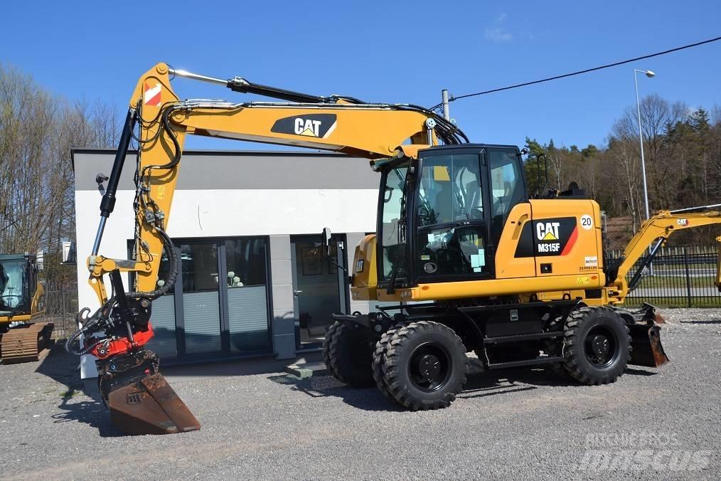 CAT M 315 F Kolesové rýpadlá
