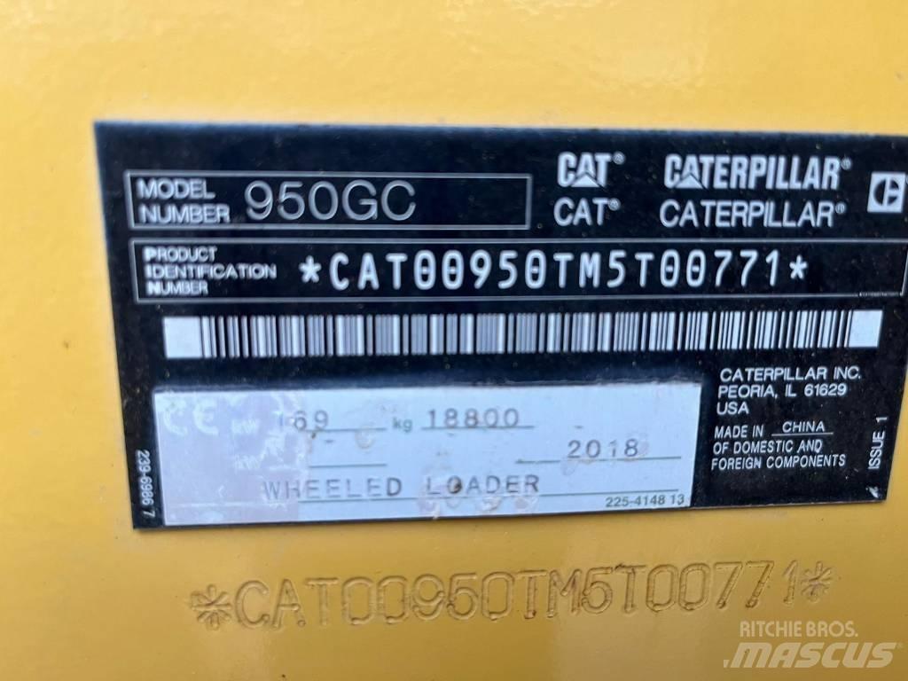CAT 950GC Kolesové nakladače
