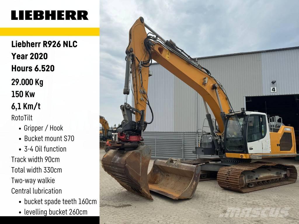 Liebherr R926 Pásové rýpadlá