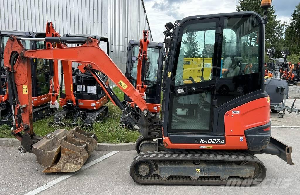 Kubota KX 027 Mini rýpadlá < 7t