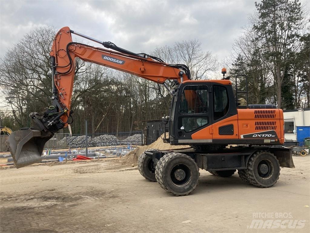Doosan DX 170-5 W Kolesové rýpadlá