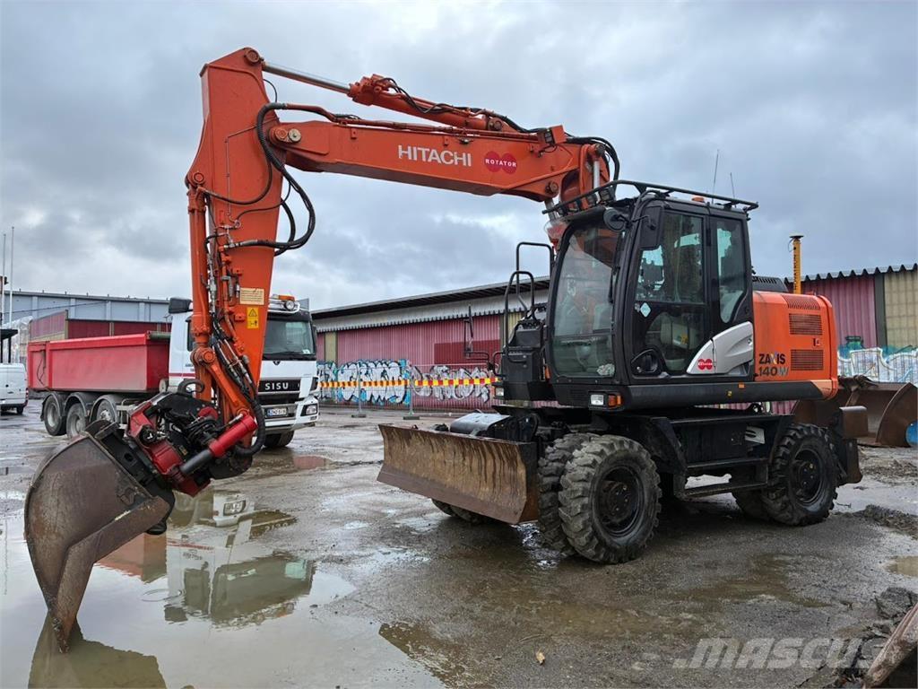Hitachi ZX140W Kolesové rýpadlá