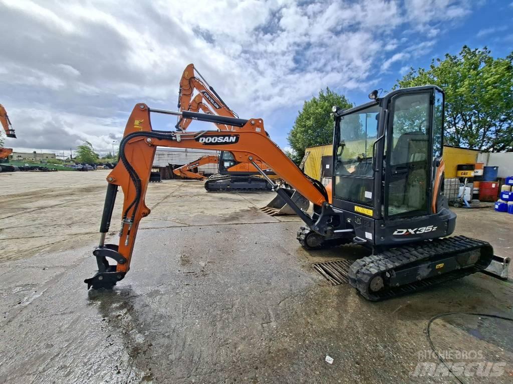 Doosan DX 35 Z Mini rýpadlá < 7t