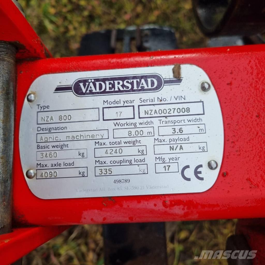 Väderstad NZA800 Kultivátory