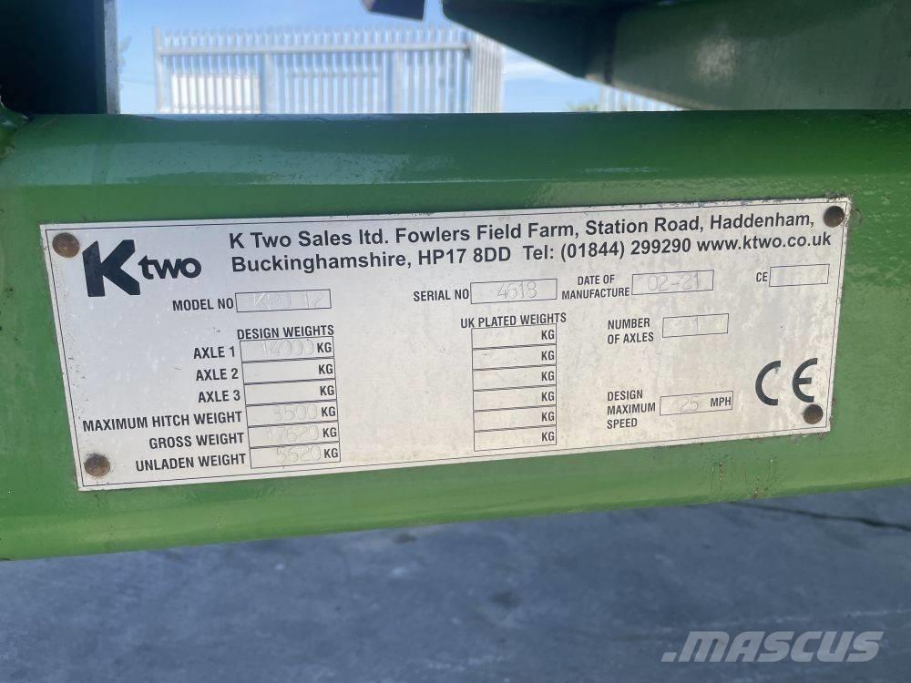 Ktwo Duo 1200 Rozmetadlá maštaľného hnoja