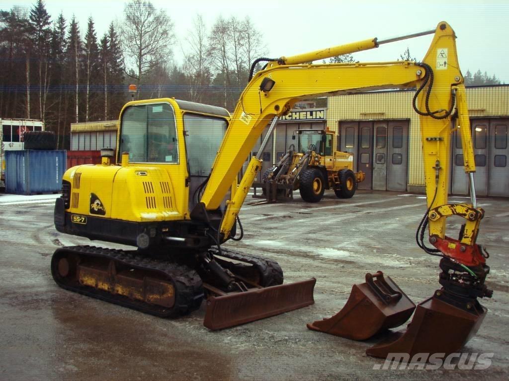 Hyundai Robex 55-7 Mini rýpadlá < 7t