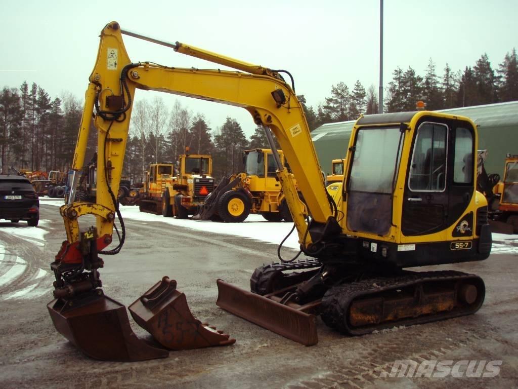 Hyundai Robex 55-7 Mini rýpadlá < 7t