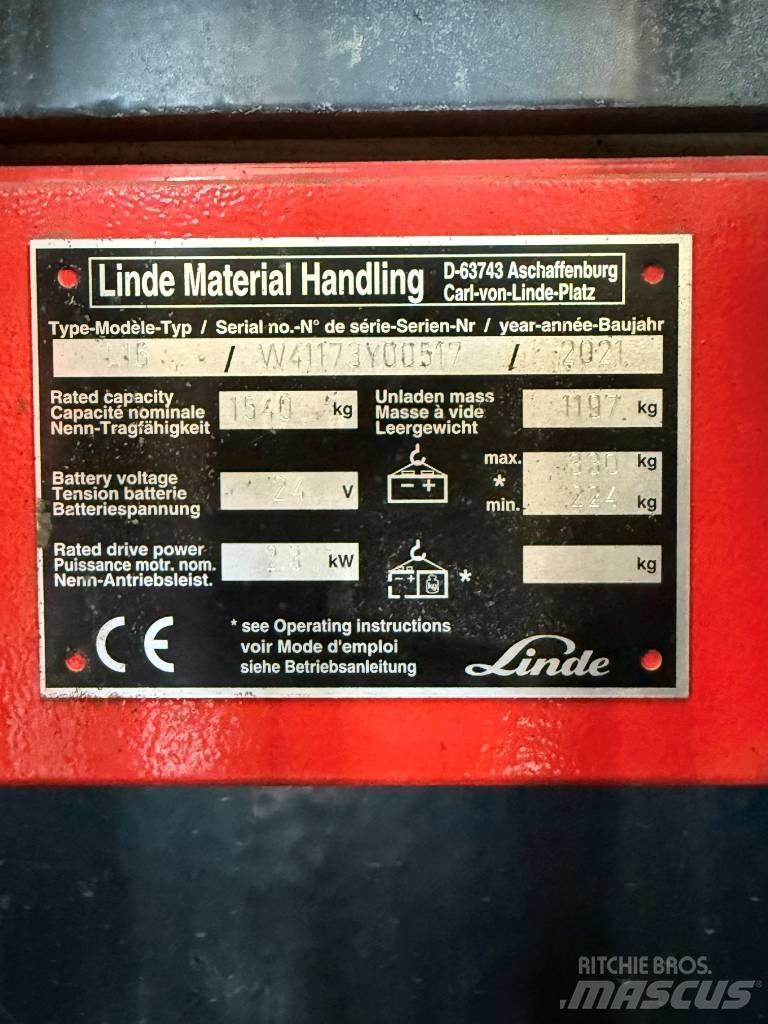 Linde L16APi/1173 Ručne vedené vysokozdvižné vozíky