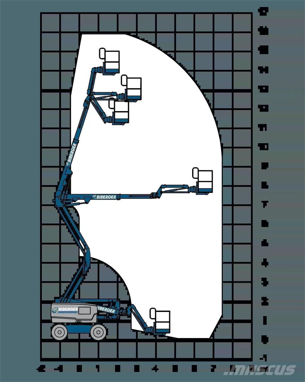 JLG E450AJ Kĺbové plošiny