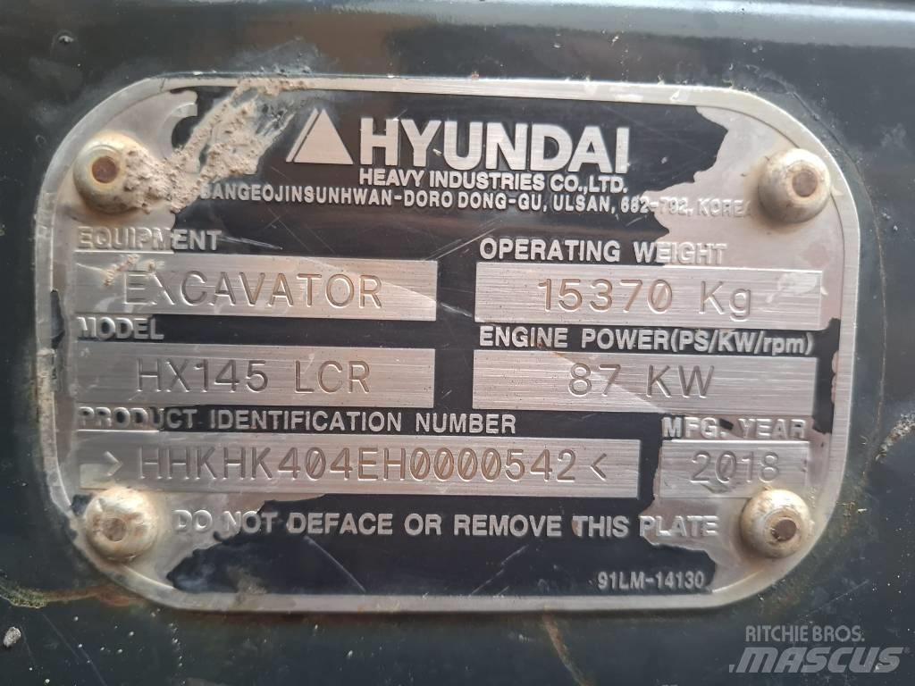 Hyundai HX 145 LCR Pásové rýpadlá