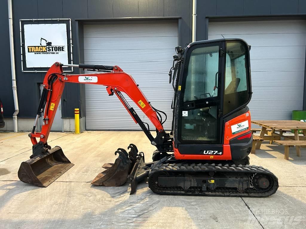 Kubota U 27-4 Mini rýpadlá < 7t