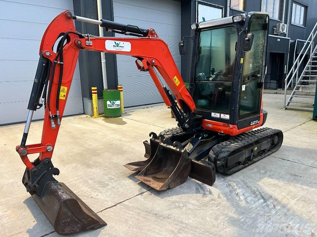 Kubota U 27-4 Mini rýpadlá < 7t