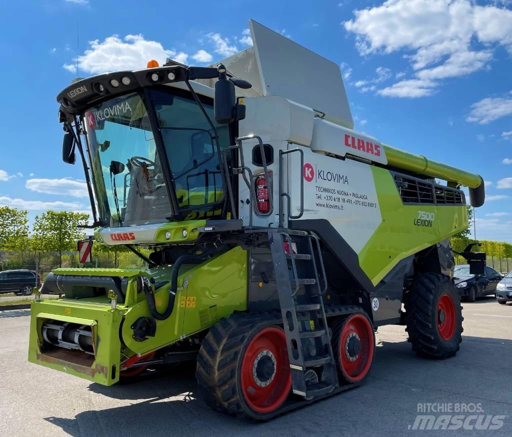 CLAAS Lexion 7500 TT Kombinované zberacie stroje