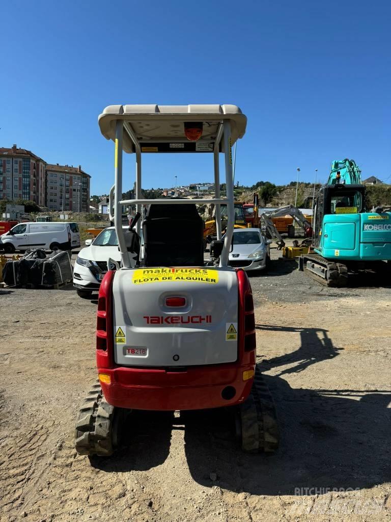 Takeuchi TB216 Mini rýpadlá < 7t