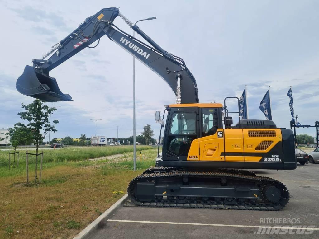 Hyundai HX220AL Pásové rýpadlá
