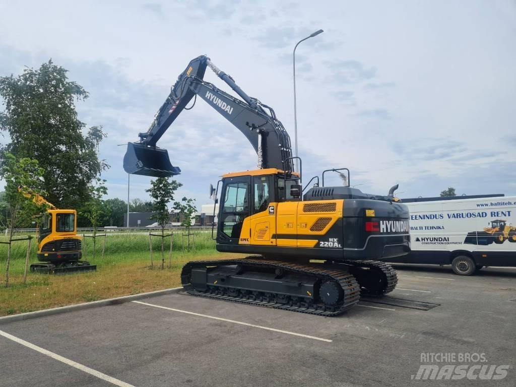 Hyundai HX220AL Pásové rýpadlá