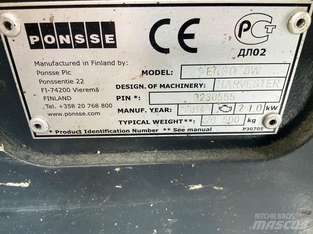 Ponsse Ergo 8W Harvestory