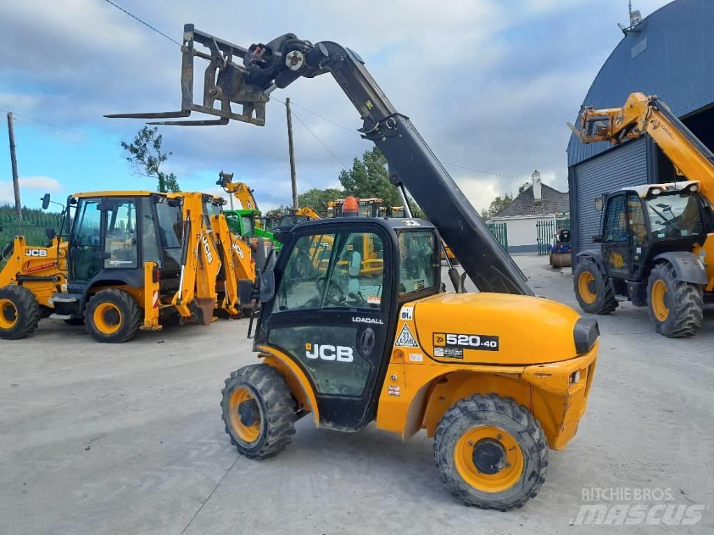 JCB 520-40 Teleskopické nakladače pre poľnohospodárstvo