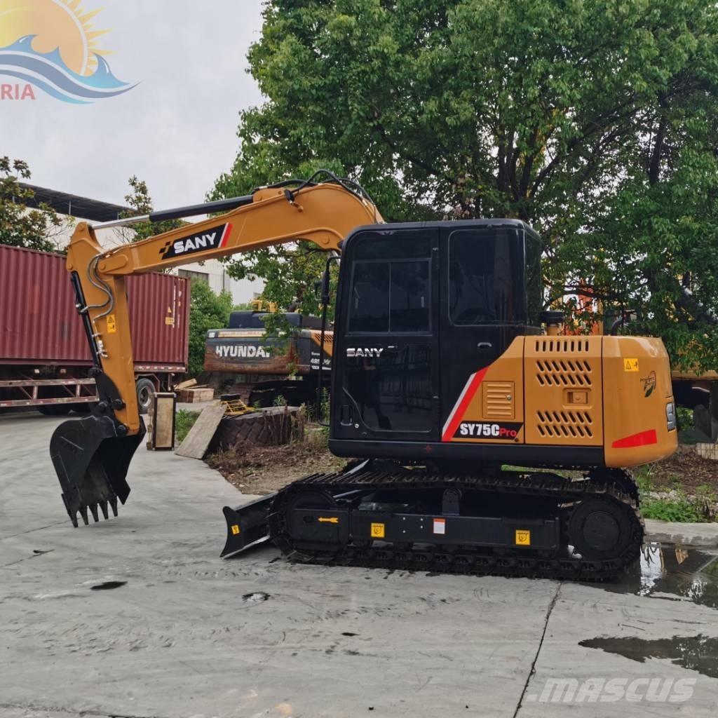 Sany SY 75 C Pásové rýpadlá