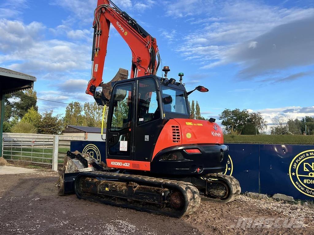 Kubota KX080-4a2 Špeciálne bagre